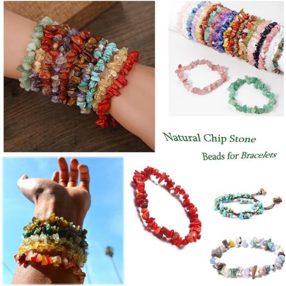 Fluorite Crystal Beads 400 Pcs Natural Chip Stone - Picture 4 of 8